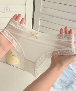 Set Đồ Ngủ 3 Món Eluna Lụa Cao Cấp Kèm Quần Lót Ren