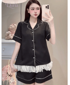 Bộ Pijama Nữ Eluna Lụa Latin Cao Cấp Tay Dài Xinh Xắn (LT29)