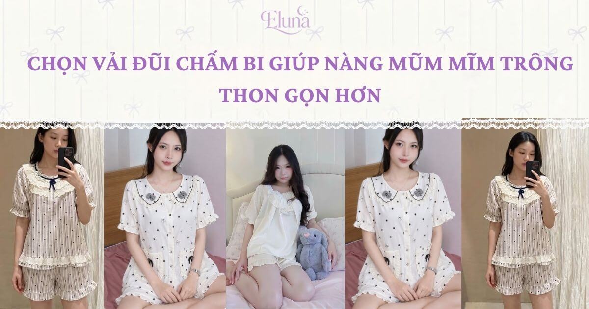 Vải Đũi Chấm Bi